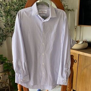 Mizzen+Main Leeward Blue Gingham Dress Shirt